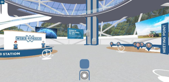 WEBER-HYDRAULIK präsentiert virtuellen Showroom