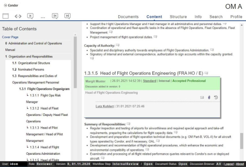 Hohe Qualität von Dokumenten und Einhaltung von Sicherheitsstandards: Condor nutzt gds-Redaktionslösung XR/aviation