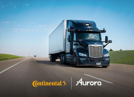 „Continental und Aurora: Exklusive Partnerschaft für kommerziell skalierbare, autonome Lkw-Systeme“