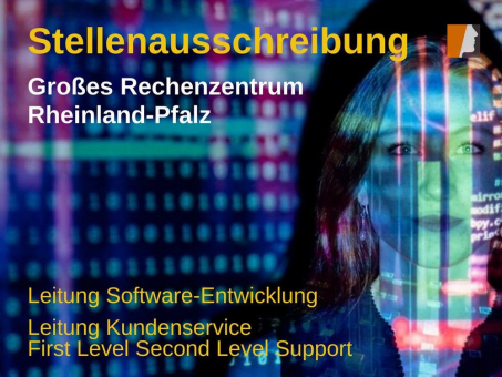 Leitungsstellen in bedeutendem IT-Rechenzentrum Rheinland-Pfalz