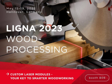 Maßgefertigte Lasermodule für die Holzverarbeitung