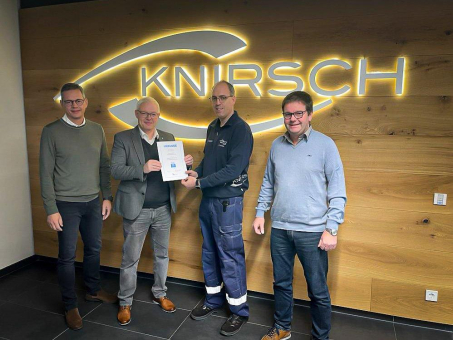 Knirsch Kraftfahrzeuge GmbH:  Vorbild in Sachen Mitarbeitergesundheit