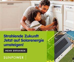SunPower: Mit dem Performance 6 Modul selbst Strom produzieren