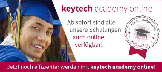 Schulungen der keytech academy mit erweitertem Kursprogramm jetzt auch online verfügbar