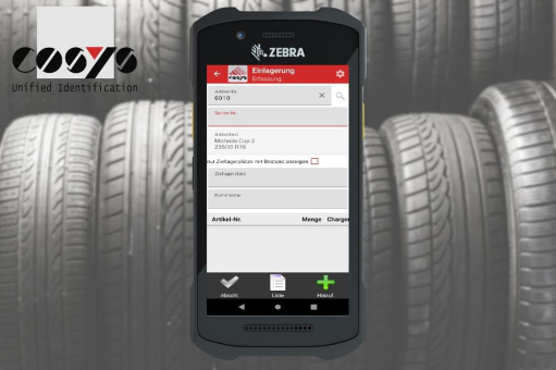 Das Upgrade für Ihr Reifenlager in der KFZ-Werkstatt: COSYS Bestandsführung Software