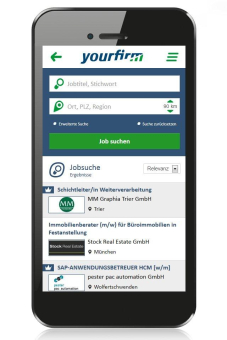 Mobile Bewerbung – Mit der Job App von Yourfirm über Smartphone bewerben