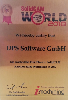 SolidCAM World: DPS weltweit die Nr. 1
