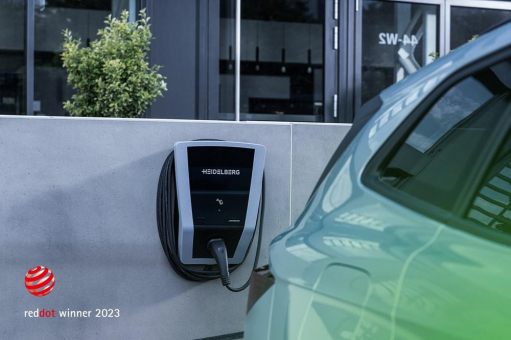 Innovatives Design trifft auf modernste Funktionalität – HEIDELBERG Wallbox gewinnt Red Dot Award: Product Design 2023