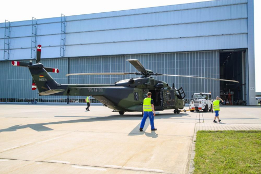 EFW liefert siebten NH90 Transporthubschrauber für Bundeswehr nach umfassender Instandhaltung aus