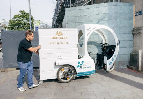 Höflinger Müller GmbH vertraut bei Filialbelieferung auf E-Cargo Bike RYTLE MovR3