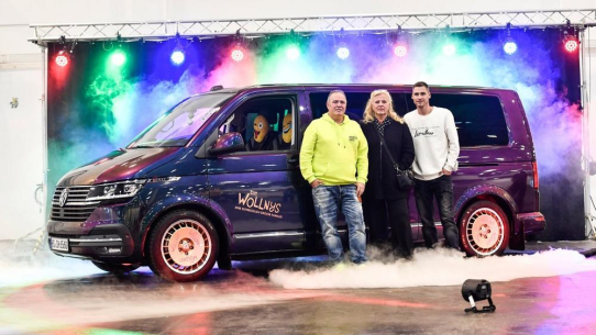 Das kultige «Wollny-Mobil» neu auf RONAL R50 Aero Felgen und Essen Motor Show unterwegs