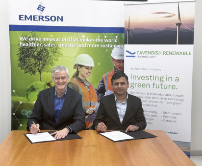 Emerson und Cavendish Renewable Technology fördern die Innovation für Hydrogen Applications