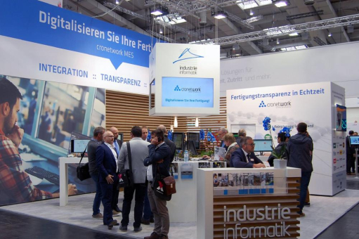 Industrie Informatik auf der Hannover Messe in Halle 7, Stand C12