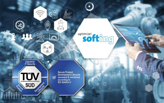 Softing Industrial erhält Zertifizierung für den sicheren Entwicklungsprozess seiner Automatisierungsprodukte