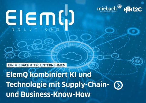 Miebach und T&C gründen ElemQ, ein Joint Venture für die Supply-Chain-Lösungen