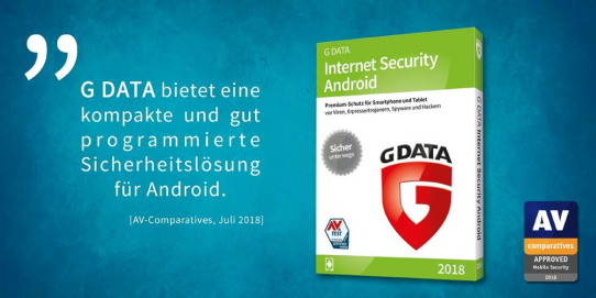 AV-Comparatives: Perfektes Ergebnis im Test für G DATA Internet Security Android