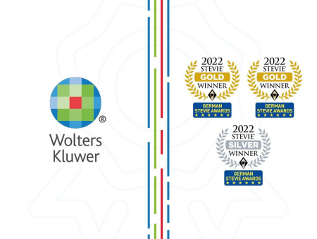 Wolters Kluwer Tax & Accounting Deutschland mit drei „German Stevie Awards 2022“ ausgezeichnet