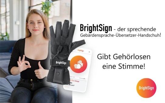 BrightSign führt wegweisende Aktualisierungen für seinen Gebärdensprachen-Übersetzer-Handschuh ein