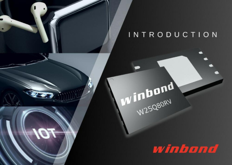 Winbond stellt die nächste Generation an 8Mb Serial-Flash Speicher vor für Edge-Devices in Anwendungen mit geringem Platzangebot