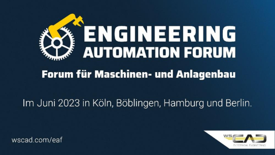 WSCAD Engineering Automation Forum 2023: Außergewöhnliche Veranstaltungsorte für kompaktes E-CAD-Wissen