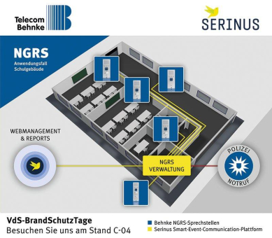 Telecom Behnke und Serinus auf den VdS-BrandSchutzTagen