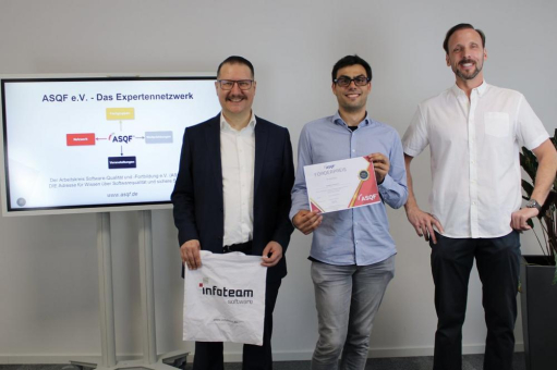 Student der OHM Professional School erhält ASQF-Förderpreis 2023