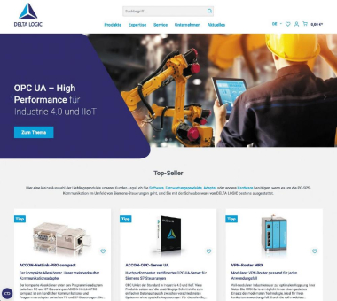 Website-Update von DELTA LOGIC