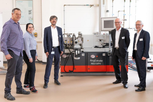 Neuer Ringextruder im Compoundier- und Extrusionstechnikum des SKZ