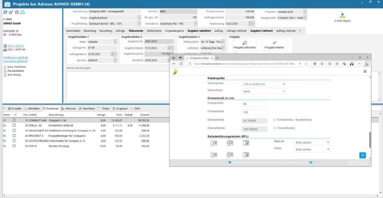 ACBIS-Toolbox integriert in SMARTCRM