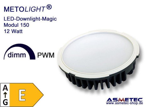 METOLIGHT LED Downlight Magic – Decken- oder Wandeinbau in schickem Design