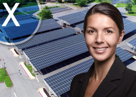 Baufirma & Solarfirma bundesweit gesucht? Für eine Solar Überdachung Firmen Parkplatz mit Solaranlage aufrüsten