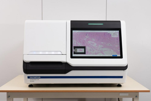 Aufnahmen in mikroskopischer Qualität mit der SLIDEVIEW DX Lösung durch schnelles Einlesen von Objektträgern für mehr Effizienz in der digitalen Pathologie