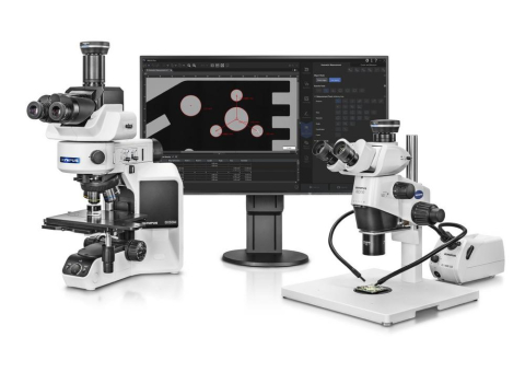 Neue PRECiV Software ermöglicht die einfache Erfassung präziser, 2D-Bilder und wiederkehrender Messungen am Mikroskop