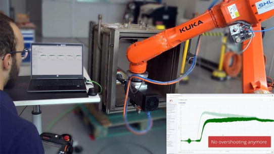 Robotergestütztes schleifen, polieren und entgraten von Oberflächen und Bauteile