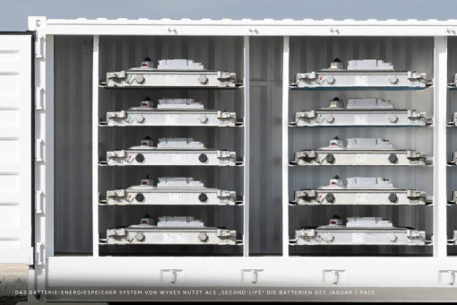 JLR entwickelt innovatives Speichersystem für Strom aus erneuerbaren Energien