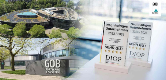 GOB Software & Systeme GmbH & Co. KG aus Krefeld wurde als nachhaltiges Unternehmen zertifiziert