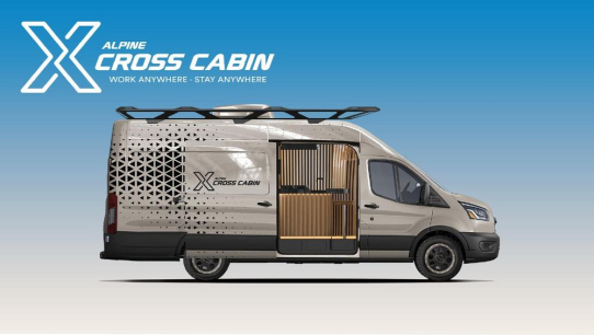 Einzigartiger Homeoffice Van: Alpine verkündet Markteinführung des Cross Cabin Van