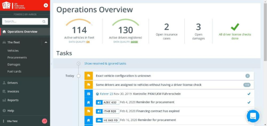 UTA Fleet M anager für optim ales All in O ne Flottenmanagement gestartet