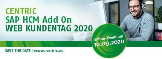 Centric SAP HCM Add On Web Kundentag 2020