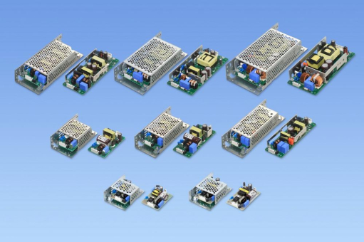 COSEL kündigt die Erweiterung seiner flachen Open-Frame-Netzteile für anspruchsvolle industrielle Anwendungen um 10W- und 15W-Geräte an