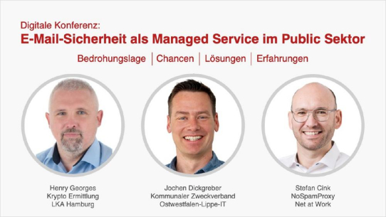 Online-Fachkonferenz: E-Mail-Sicherheit als Managed Service im Public Sektor