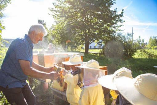 150.000 Energie-Bienen, 180 Kilo Honig und 23 strahlende Kinderaugen: Stadtwerke und Weimarer Fröbelkindergarten beenden Bienensaison