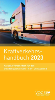 Mit neuem Rechtsstand: das Kraftverkehrshandbuch 2023