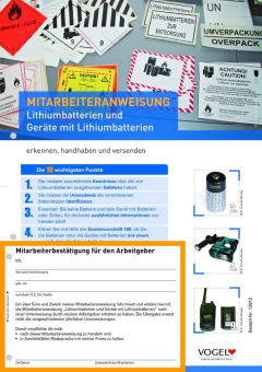 Neue Auflage der Mitarbeiteranweisung