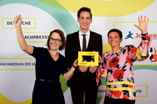 Die VerkehrsRundschau ist Gewinner der Kategorie "Beste Website / Beste App" beim Wettbewerb "Fachmedium des Jahres 2018" der Deutschen Fachpresse