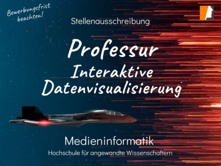 Professur für interaktive Datenvisualisierung, Virtual Reality und Augmented Reality zu besetzen