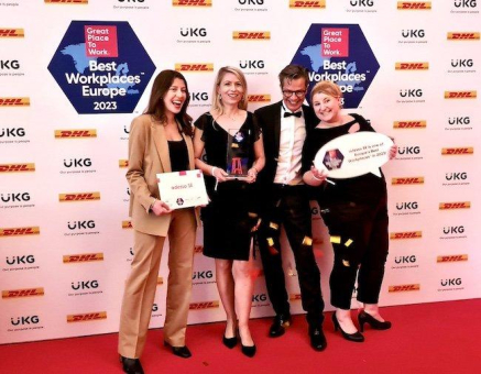 adesso belegt 2. Platz bei Best Workplaces in Europe™ 2023