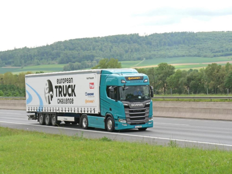 Gesamtsieger des renommierten Vergleichstests der Truck & Trailer Welt: Scania Super ist der kraftstoffsparendste Lkw der European Truck Challenge 2023