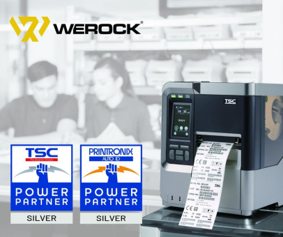 WEROCK wird Power Partner für TSC und Printronix Auto ID