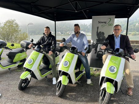 „Lahn-e“-Elektroroller schaffen neues Mobilitätsangebot in Lahnstein